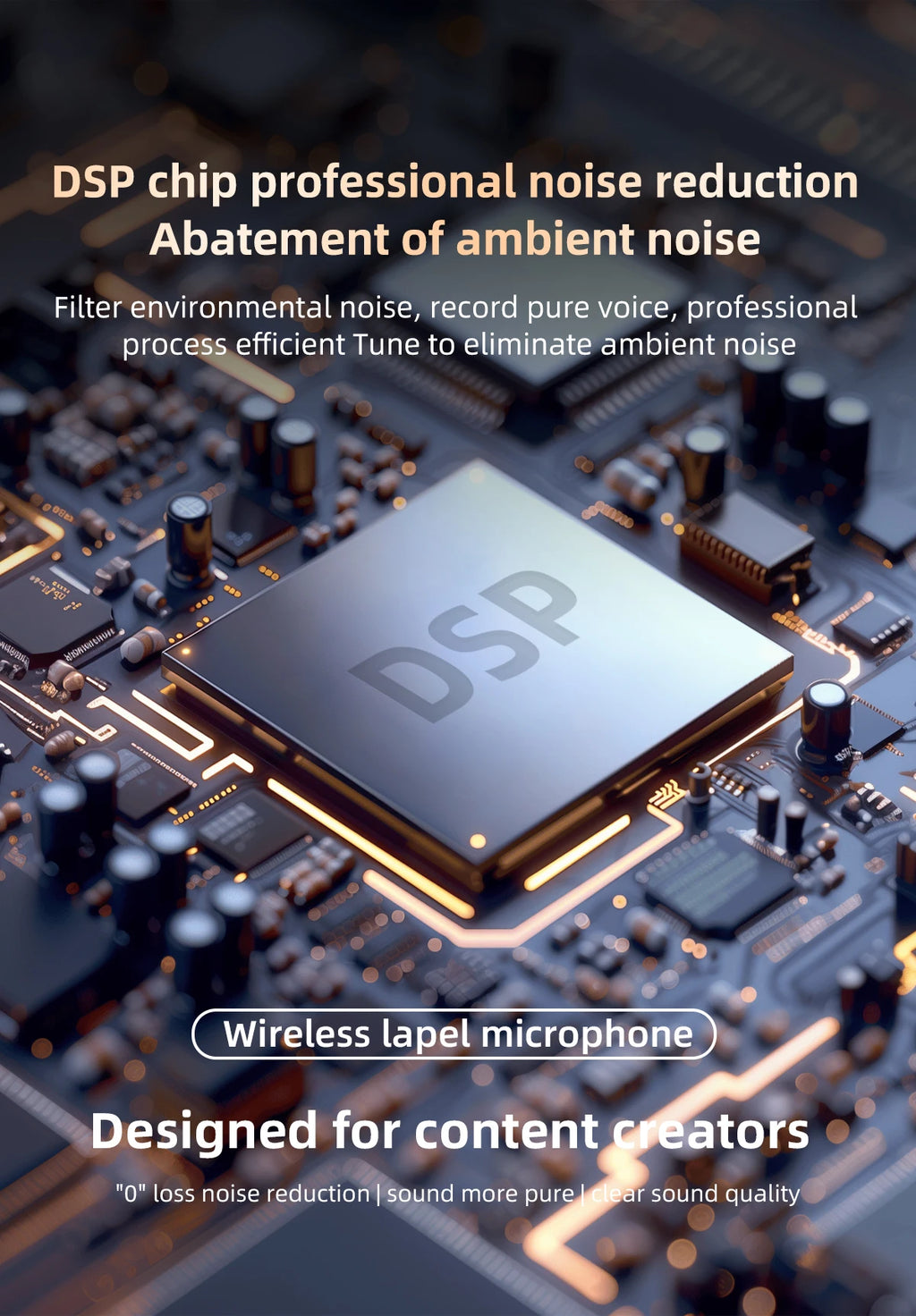 J21 Wireless Lavalier Lapel Microphone Audio Video Recording Mini Mic for iPhone Android Mic Portable Noise Reduction Vlog  Live