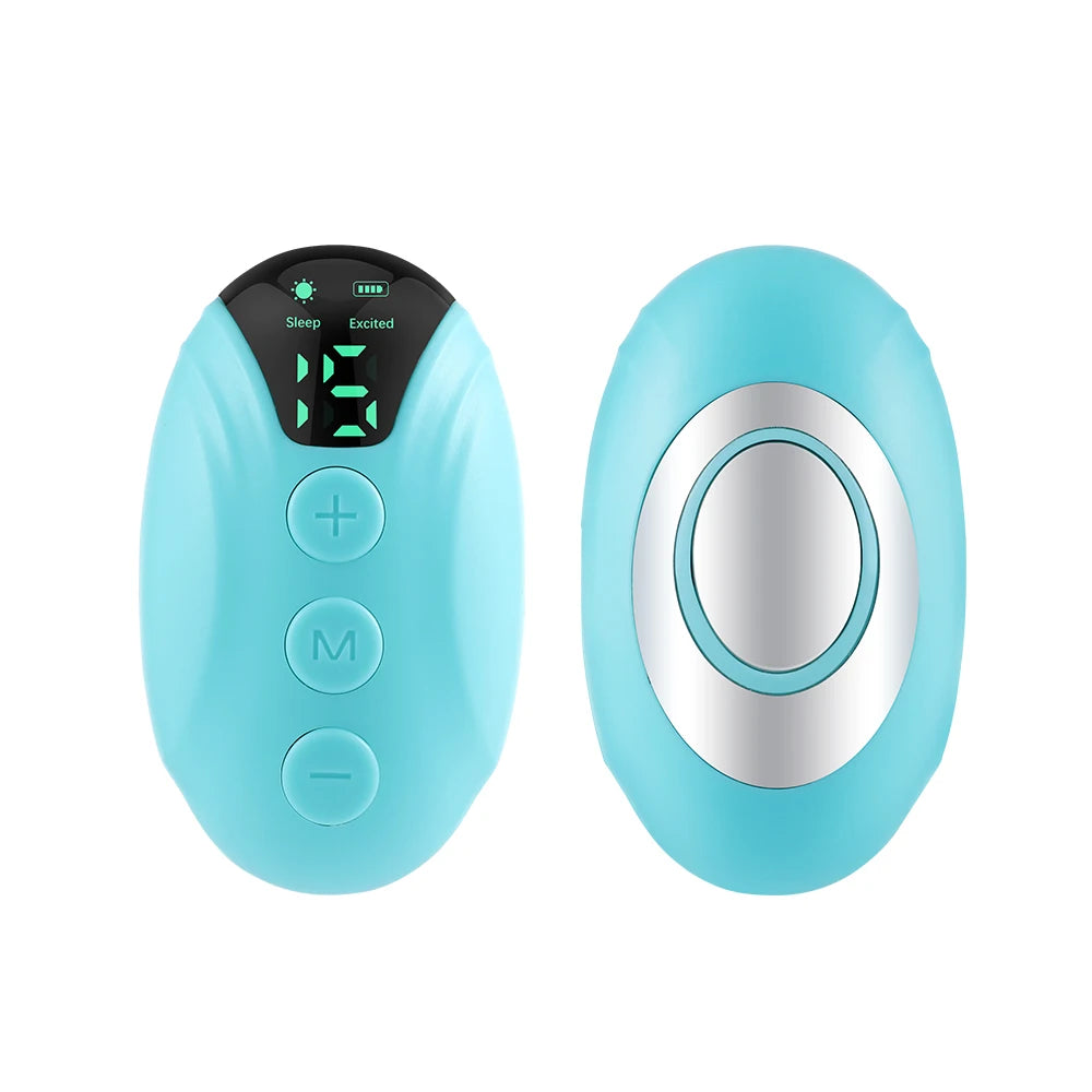 Handheld 20 Levels EMS Sleep Aid Relaxation Treatment Microcurrent Pulse Hypnosis Device Insomnia Rechargeable