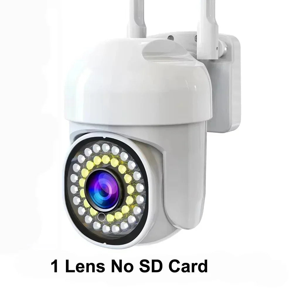 Yoosee 4K 8MP Dual Lens Dual Screens Color Night Vision Auto Tracking Two Way Audio Outdoor Waterproof Security Camera System