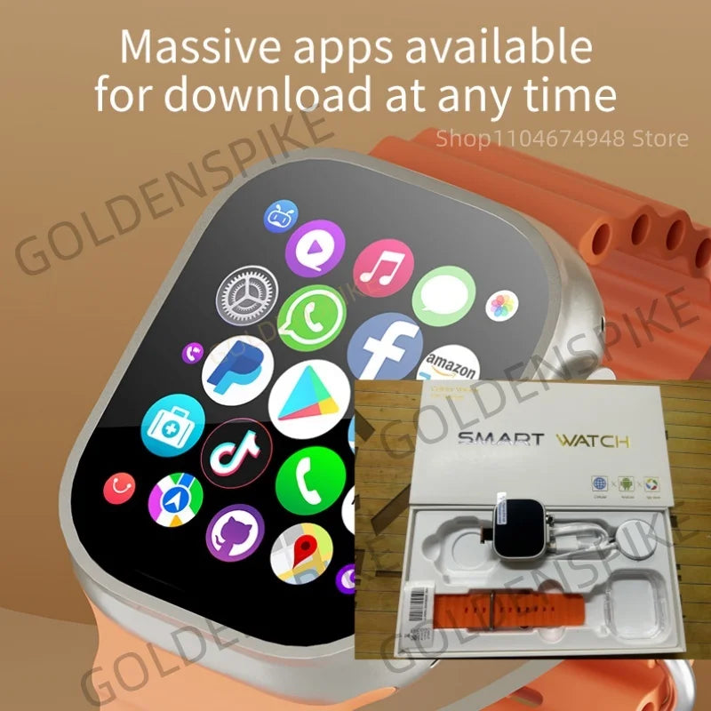 32+512GB DW100 Smart Watch 4G/5G LTE Rotary Camera GPS Position WIFI Video Global Calling 2.29'' Amoled Android 10.0 Smartwatch