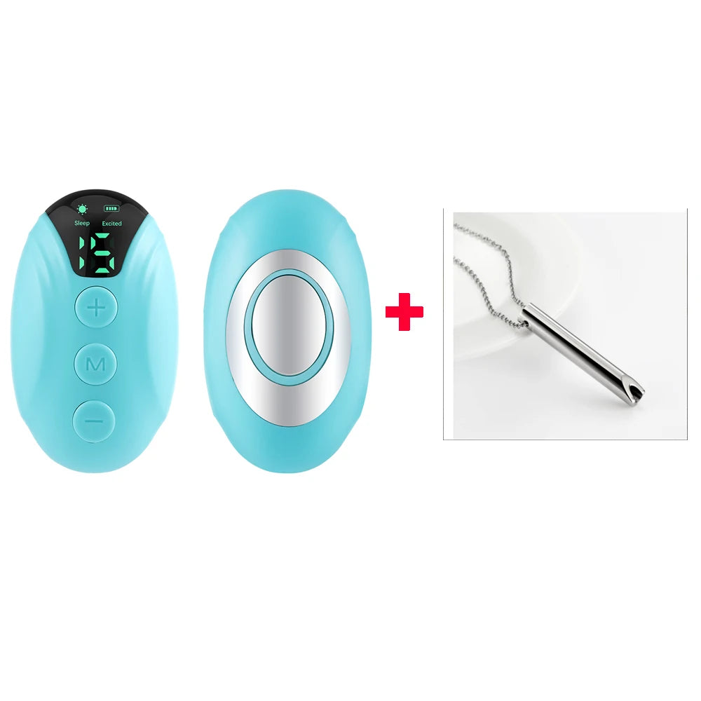 Handheld 20 Levels EMS Sleep Aid Relaxation Treatment Microcurrent Pulse Hypnosis Device Insomnia