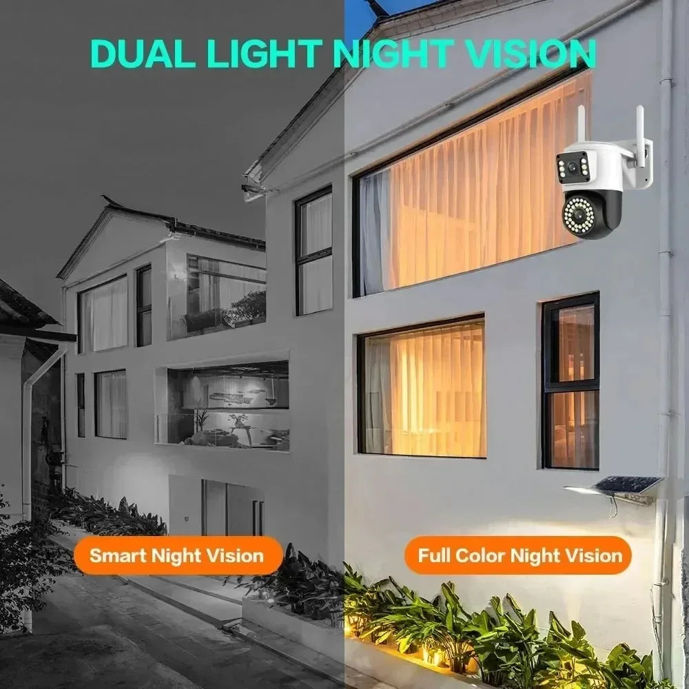 4K 8MP WiFi Surveillance Camera 10X Digital Zoom PTZ IP Camera ONVIF Dual Lens Human Detect Night vision Outdoor Security Yoosee