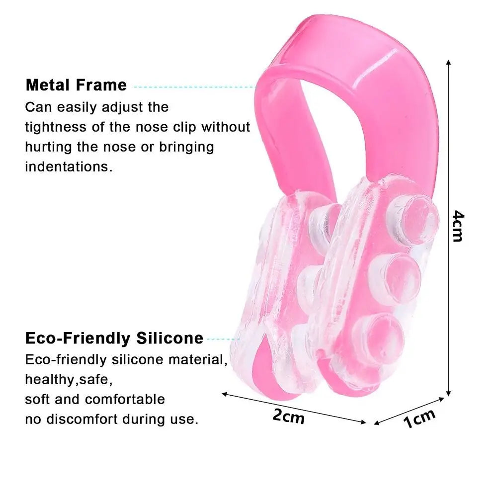 New Plastic Nose Clip U Type Beauty Nose Pads Pink Nose Correction Device