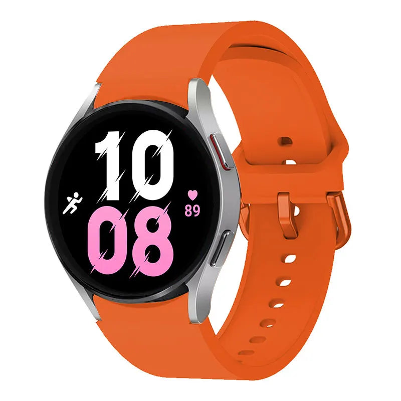 Strap For Samsung Galaxy Watch 6/4/7 44mm 40mm/5 Pro 45mm wristband 20mm Silicone Bracelet Galaxy Watch 6 classic 43mm 47mm Band
