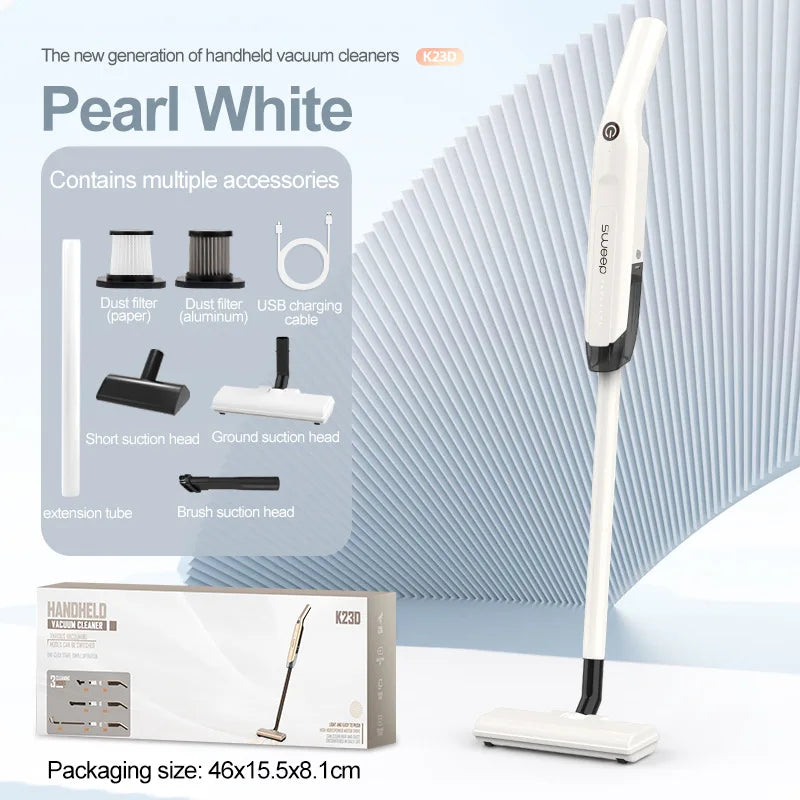 Wireless Vacuum Cleaner 20000Pa Suction Handheld Powerful Vacuum Cleaner Low Noise Multiple Accessories to Meet Your Needs