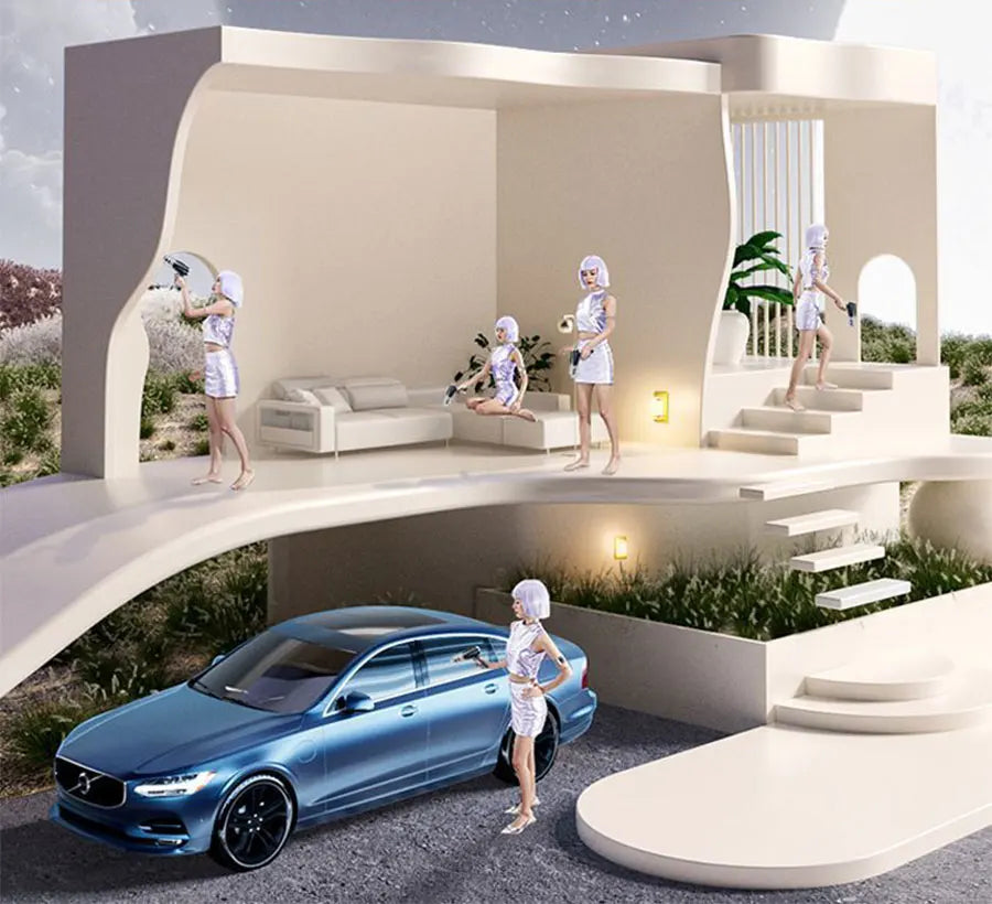 Auto Multifunctional Vacuum Cleaner Car Household Charge Portable Handheld Brushless Small Powerful Vacuum Blower Large Suction