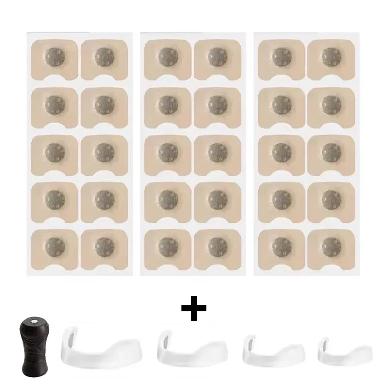 30/60/90/150Pcs Nose Breathing Magnetic Suction Iron Nasal Strips Increase Air Intake Better Sleeping Patch Reduce Snoring Tools