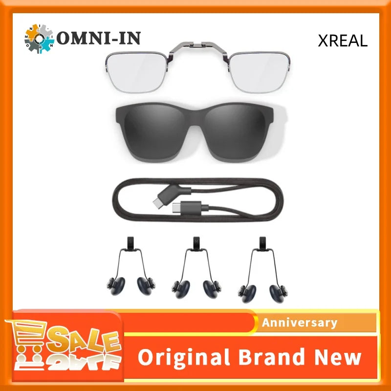 For XREAL Air/Air 2 Pro/Ultra/One Smart AR Glasses Accessories Nose pad , Data Cable , Myopia Glasses Frame , Eyeglasses Hood