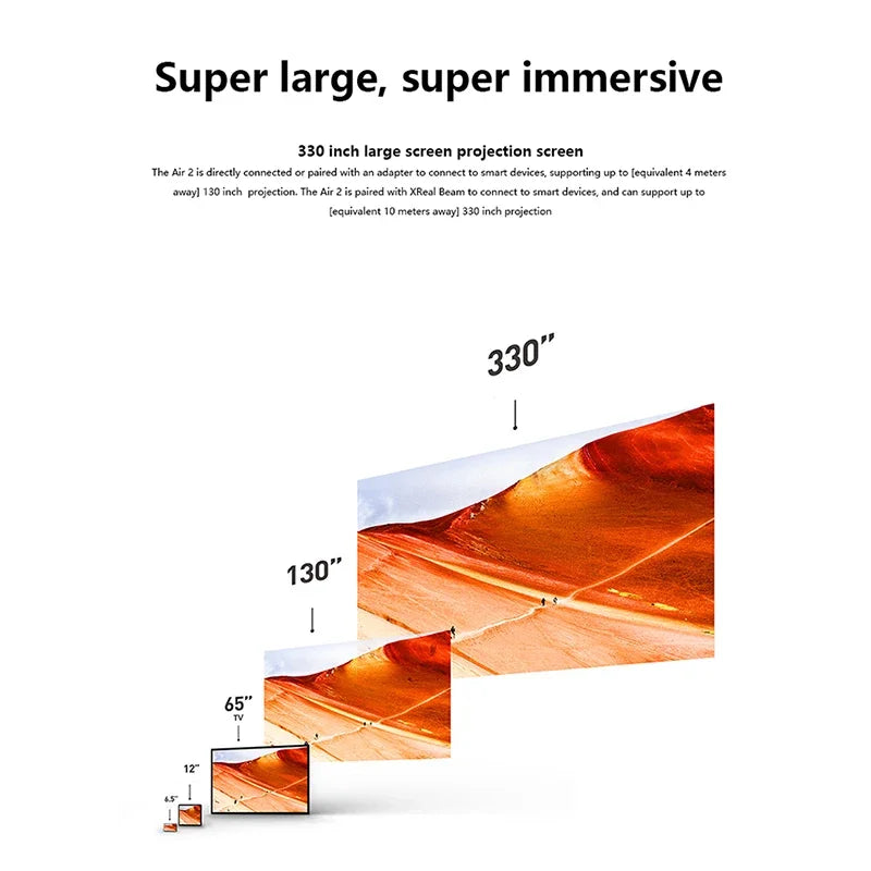 Xreal Air 2 Pro AR Smart Glasses 100% Original Private Cinema 1080p Three-level Color-Changing Electro-Sensitive Screen In Stock