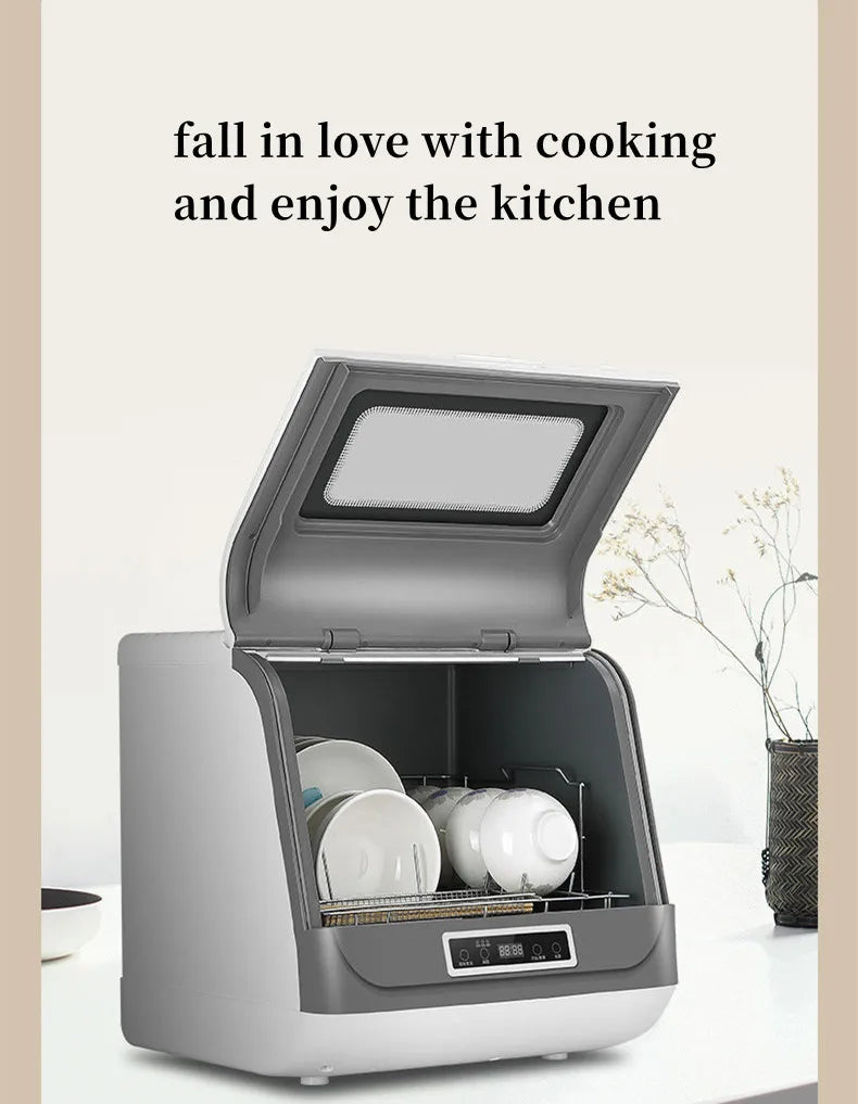 36L 220/110V Commercial Household Smart Portable Small Electric Automatic Installation-free Smart Dishwashers