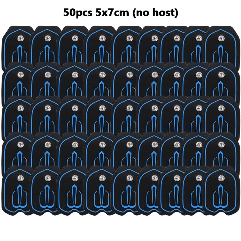 Electrode Pads Conductive Gel Physiotherapy Tens Therapeutic Pulse Pressure Electrical Compex Muscle Stimulator Massage Patches