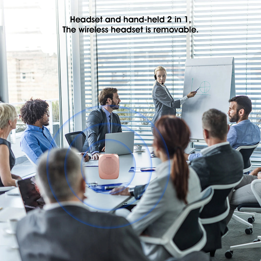 Zoweetek Wireless Voice Amplifier Mini Audio Loudspeaker Speaker for Teacher