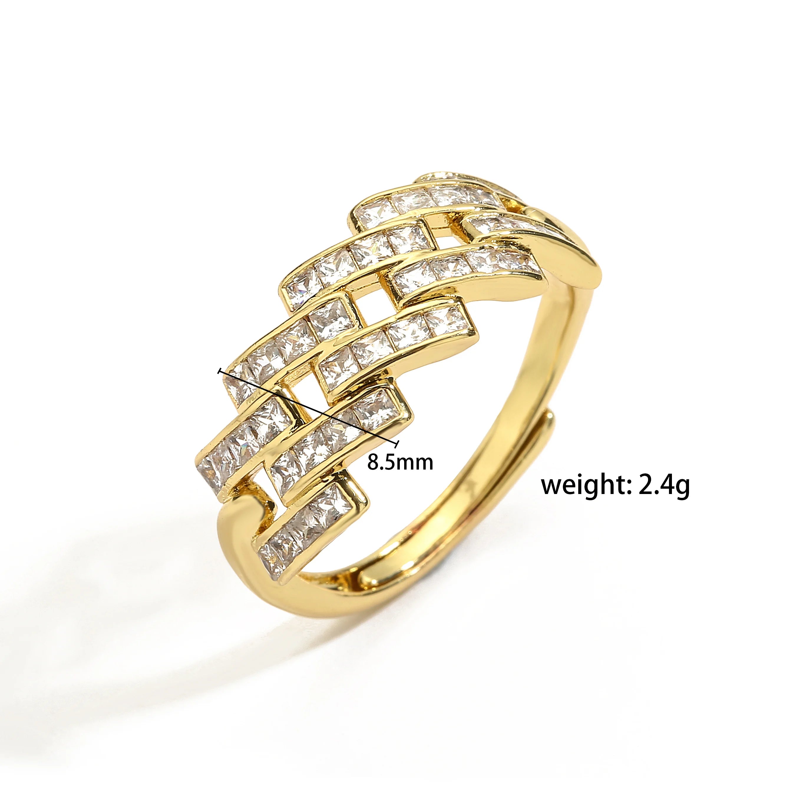 HECHENG, Top Quality Brass Zircon Earrings Bracelet Rings Jewelry Set for Women Fashion Jewelry Wholesale Fine Jewelry