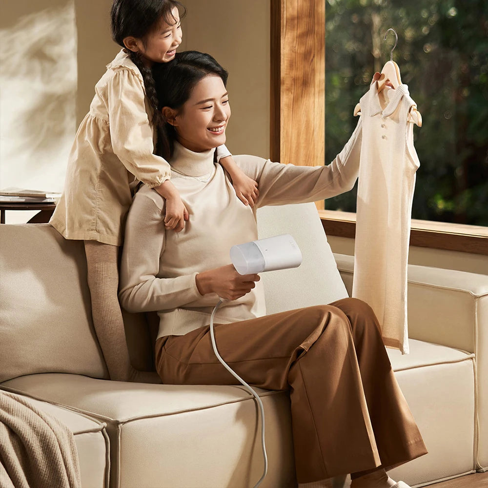 XIAOMI MIJIA Foldable Garment Steamers Iron 2 Home Clothes Generator Handheld Mini Electric Mite Removal Steam Cleaner Portable