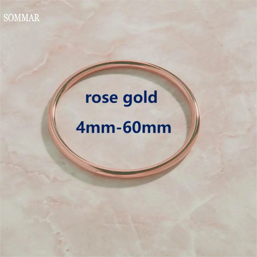 SOMMAR Hot Sale stainless_steel color charms bangle Simple Heritage Gold/Rose Gold Wedding Bracelet Jewelry European Style