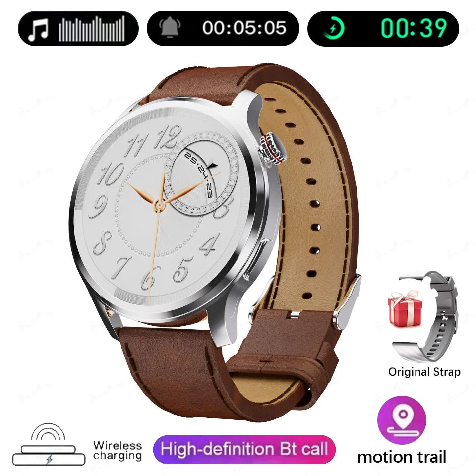 New Smart Watch SK51 Smart Watch 1.53 Inch HD AMOLED Screen NFC GPS TrackerBluetooth Call Health Monitoring Watch Men Women