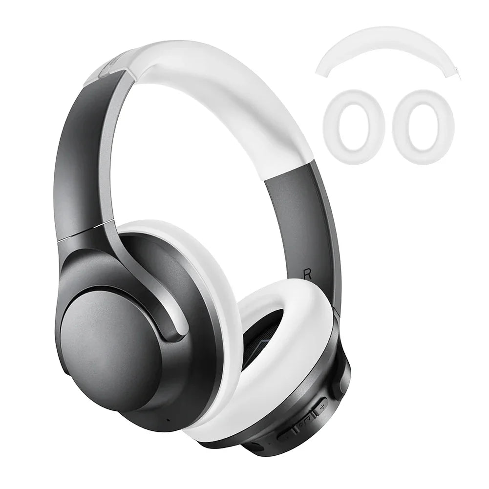 Suitable for Anker Soundcore Life Q20i Headset Silicone Protective Case Headband EarPads Protective Case Soft and skin friendly