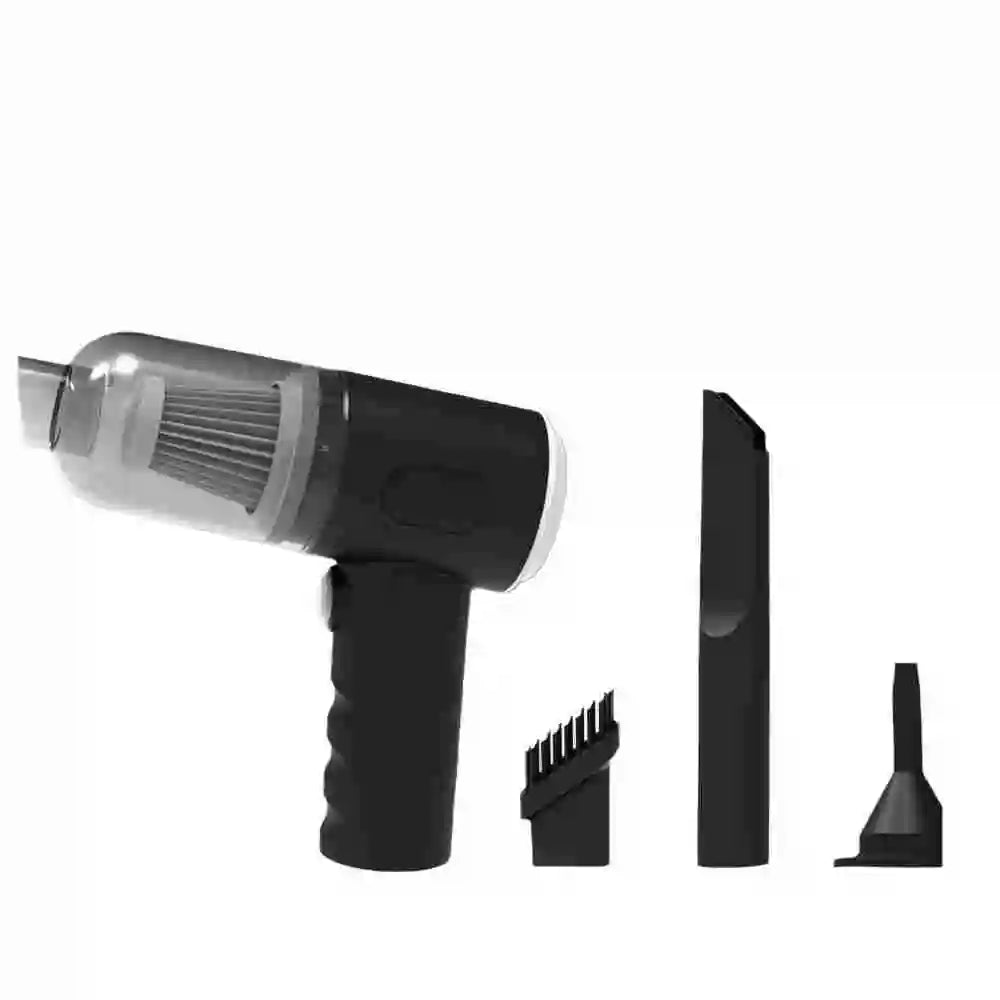Wireless Handheld Vacuum Cleaner for Car & Home Strong Suction Portable Mini Cordless Vacuum with Brush Nozzle Blow Function