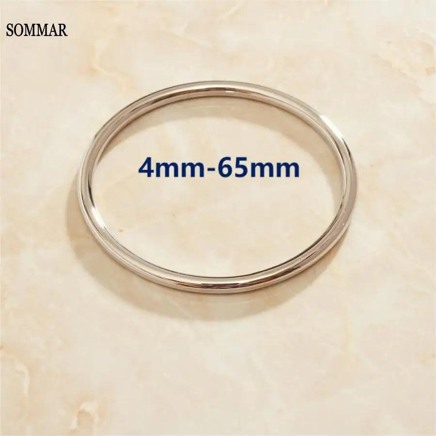 SOMMAR Hot Sale stainless_steel color charms bangle Simple Heritage Gold/Rose Gold Wedding Bracelet Jewelry European Style