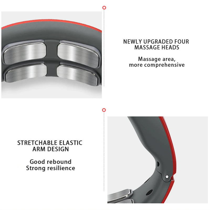 Electric Cervical Spine Massager 6 Models 9 Gears Neck Massage Vertebra Relax Automatic 4 Cervical Massage Machines