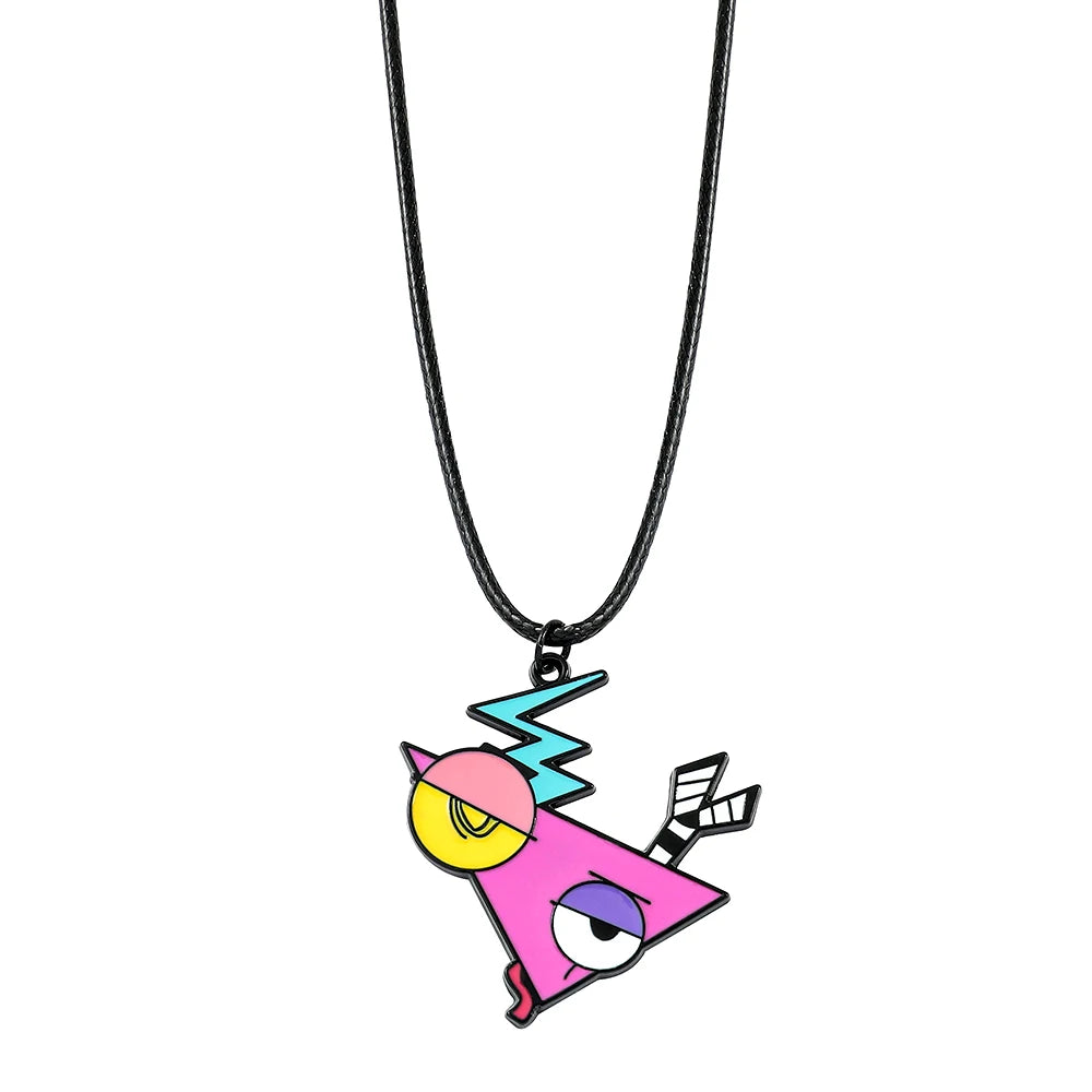 Fashion Necklace The Amazing Digital Circus Necklaces Game Peripheral Cartoon Clown Pendants Kids Studengts Toys Birthday Gifts