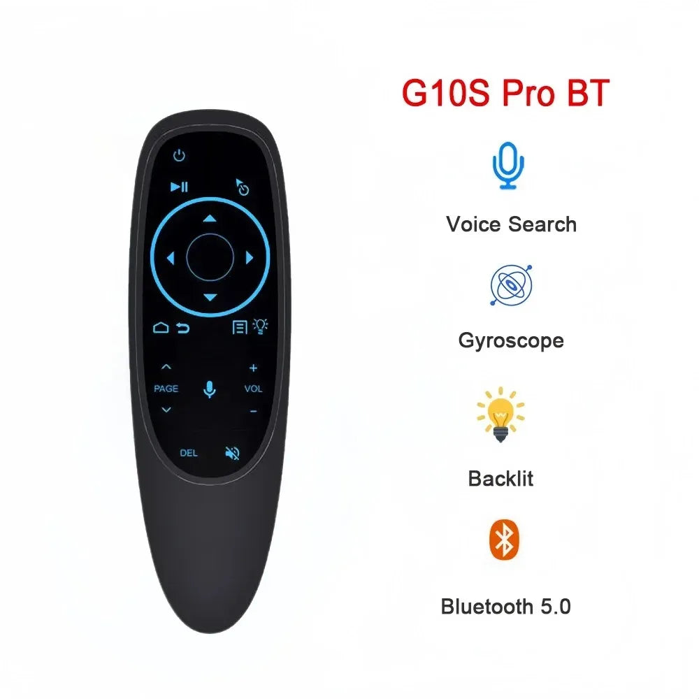 G10S Pro BT Air Mouse 2.4G Wireless Gyroscope Smart Remote Control With Voice IR Learning for Android TV Box H96 MAX X88 PRO X9