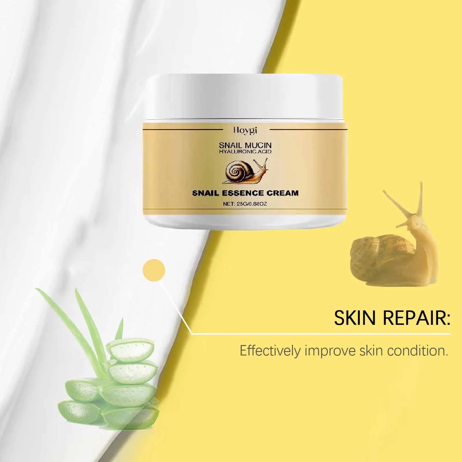 Snail Face Cream Wrinkle Removal Fade Fine Line Shrink Pore Acne Removal Whitening Replenishment Moisturizing Anti Aging Cream