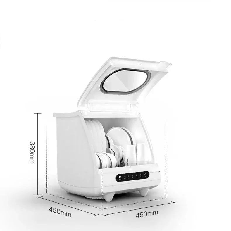 TableTop Small Portable Dishwasher Household Countertop Automatic Dishwashers