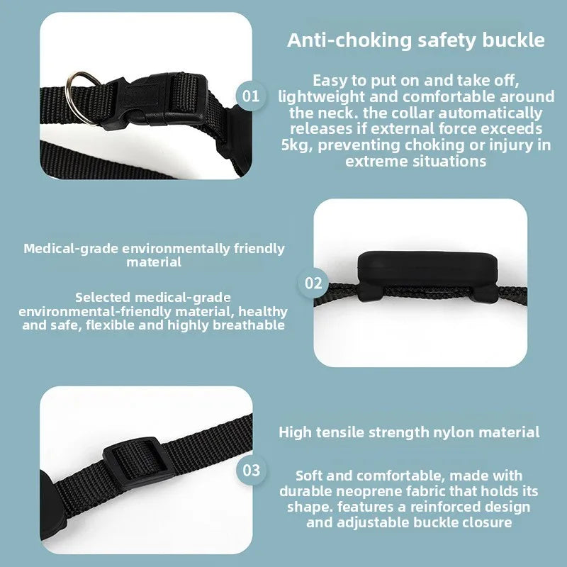 Pet Bluetooth GPS Tracker Dog Mini Tracking Movement Alert Collars Anti Lost Tracker for Cats and Puppies Remote Global Locator