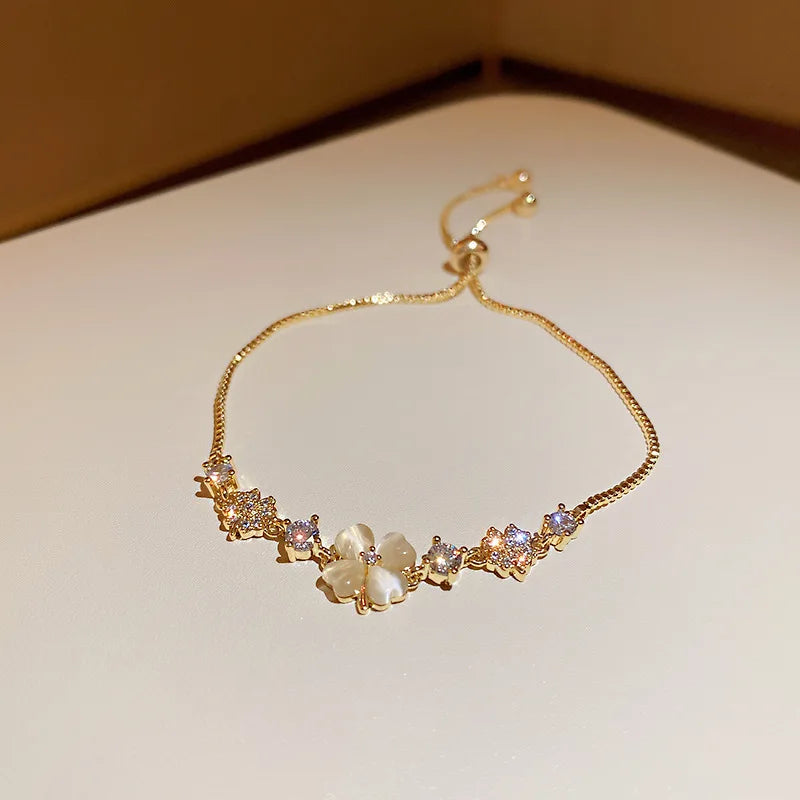 Luxury Gold Plated Oversized Zircon Adjustable Bracelets For Women 2022 New Trendy Shiny High Quality Bracelet Wedding Jewelry
