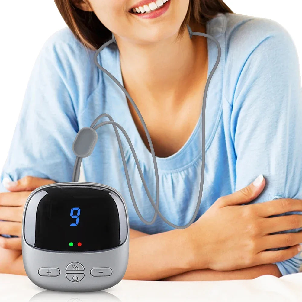 Mini Smart Hanging Neck Shoulder Cervical Spine Massager Mini Portable Hot Compress Neck Artifact Dredging Neck Protector