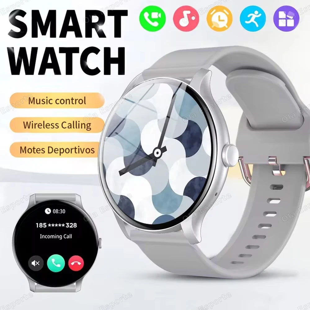 New Smart Watch 2025 Men Women Full Touch Screen Sport Fitness Watch IP67 Waterproof Bluetooth Call For Android IOS Smartwatch