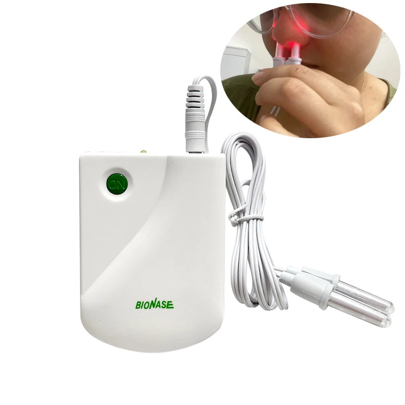 BioNase Nasal Rhinitis Sinusitis Cure Therapy Nose Massage Hay Fever Low Frequency Pulse Laser Runny Sneeze Treatment Device