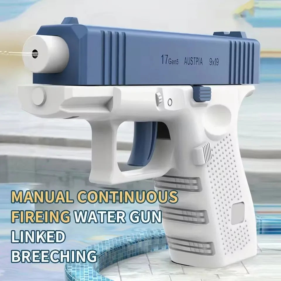 Summer Mini Water Gun Non Electric Pistol High-pressure Full Automatic Shooting Water Beach Toy Gun For Children Boy Girl Adults