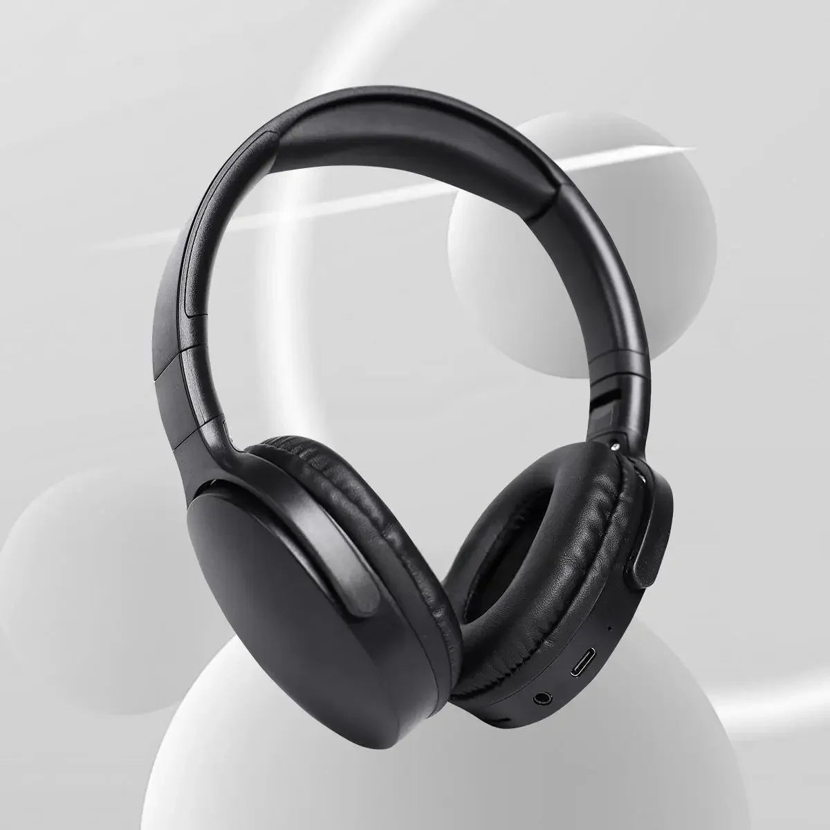 Fashionable Bluetooth wireless headphones, over-ear, deep bass, sports stereo, high fidelity, long battery life, universal