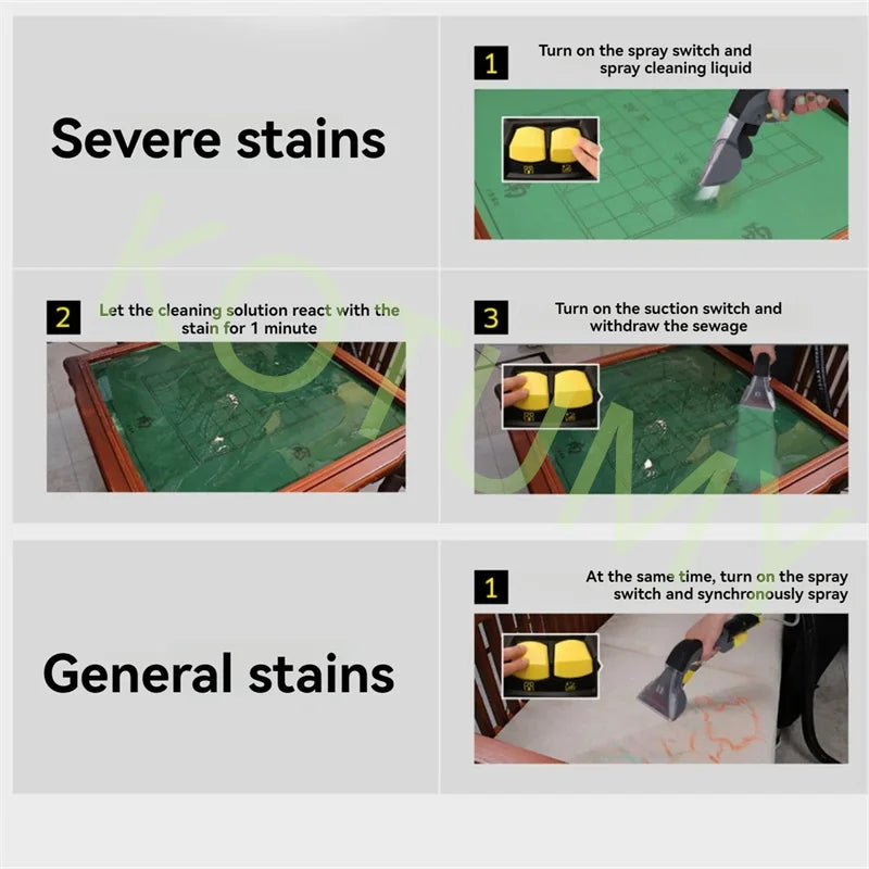 PUZZI8-1 Multi-Functional Carpet Mattress Cleaning Artifact Home Car Cleanering Machine Sofa Cleaner Machine Spray Suction