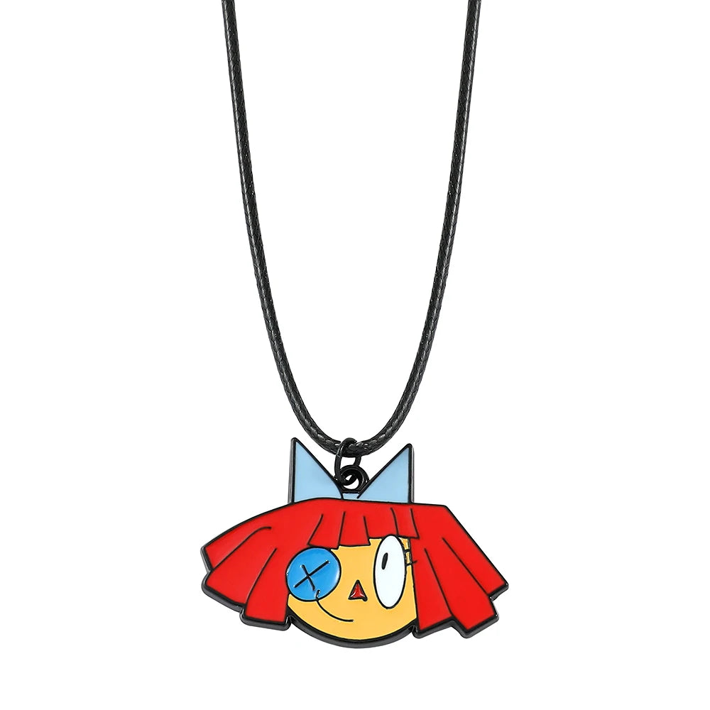 Fashion Necklace The Amazing Digital Circus Necklaces Game Peripheral Cartoon Clown Pendants Kids Studengts Toys Birthday Gifts