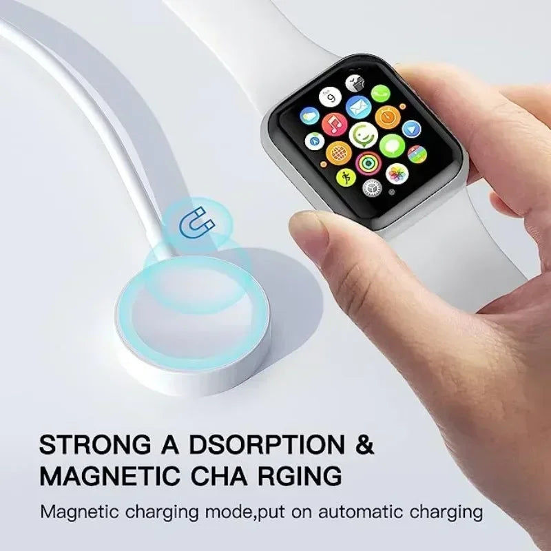 Magnetic Charger For IWatch Charging Cable Portable Magnetic Wireless Charging For IWatch Series Ultra2/10/9/8/7/6/SE/SE/5/4/3/2