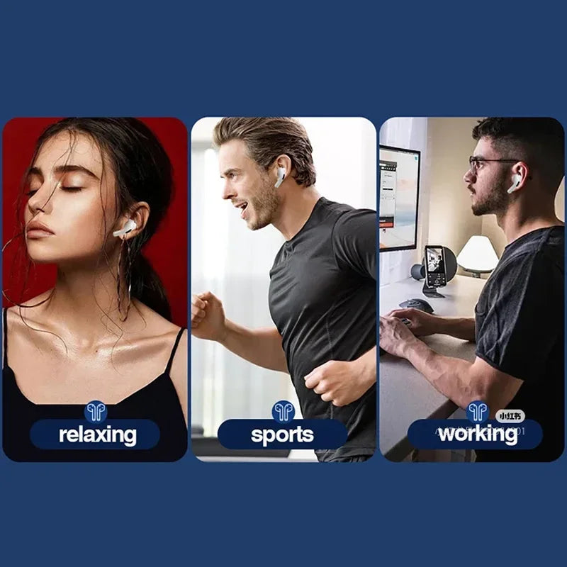 USAMR Airs Pro Wireless Earbuds Bluetooth Earphone 5.2 TWS Headset Siri Pop-up Window Waterproof With Mic For IPHONE Android