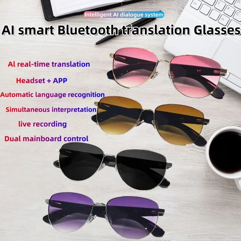 GT-32 smart glasses  specificationsTranslation Sunglasses Voice Remote Control Music Eyewear Waterproof Eyeglasses