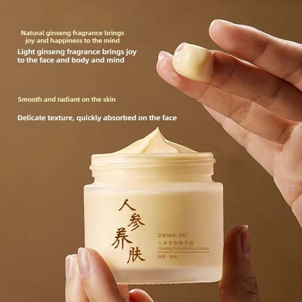 60g Face Cream Anti-wrinkle Moisturizing Smoothing Ginseng Serum Anti Aging Reduce Fine Lines Moisturizer SkinCare Essence Cream