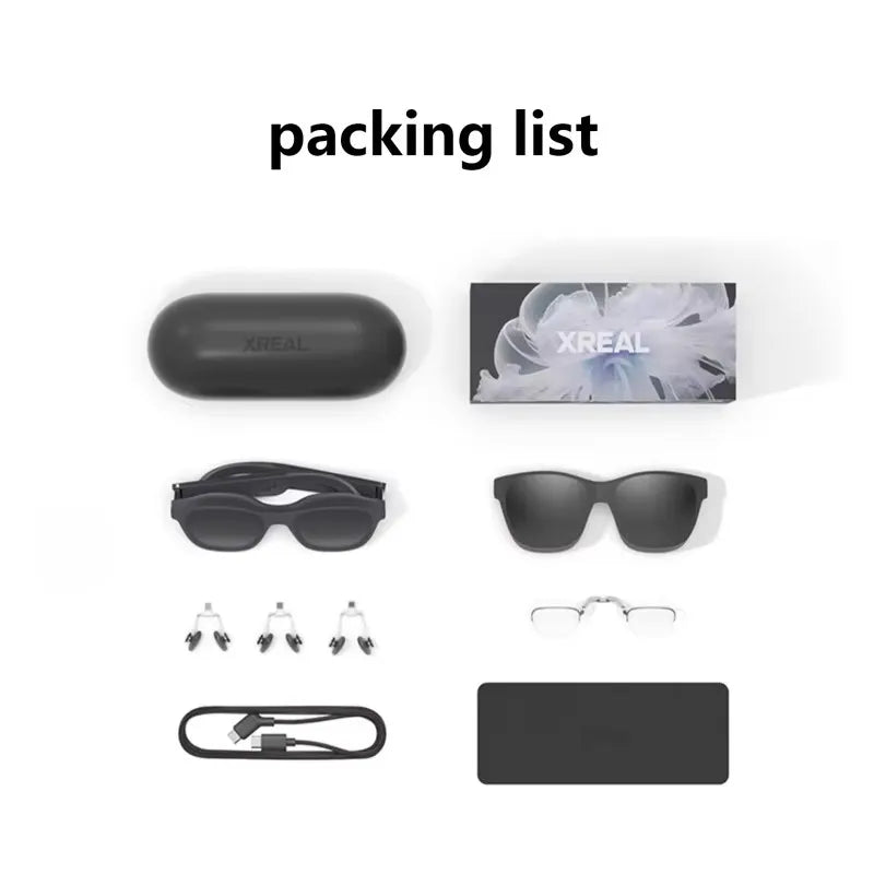 Original XREAL Air 2 AR Glasses 330" Micro OLED Wearable Display 120Hz 1080P Smart Glasses for Gaming Streaming Movie Projector