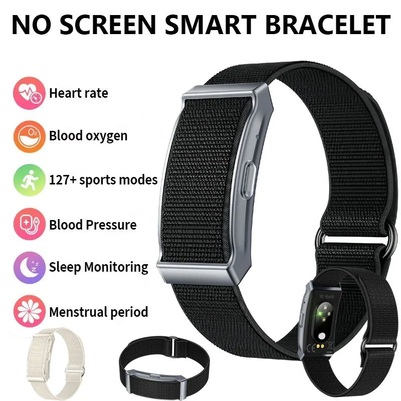 Smart Bracelet Heart Rate Blood Oxygen Health Monitoring Wristbands Outdoor Sports Fitness Tracker Smart Watch For Men Women