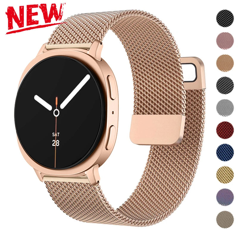 Milanese Magnetic Metal Strap for Samsung Galaxy Watch 8 40mm 44mm 8Classic 46mm Band for Galaxy Watch Ultra 2025 47mm Wristband