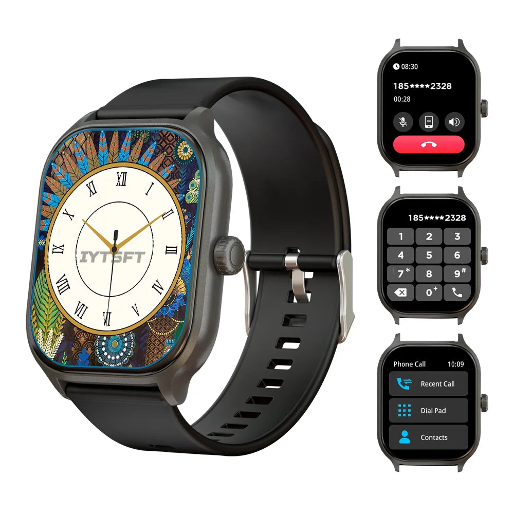 Smart Watch Women 2.01 HD Smartwatch Men Bluetooth Call Message IP68 Waterproof For Men Women Gift For Android iOS