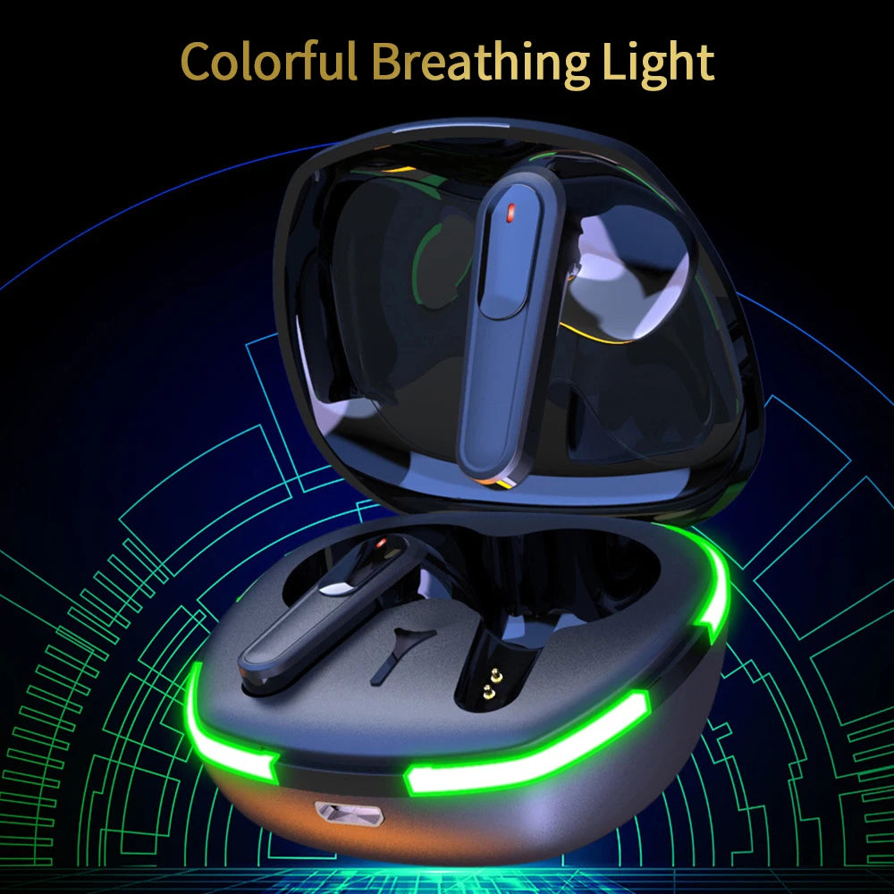 Pro60 Wireless Bluetooth-compatible Headset with Mic Earbuds Noise Cancelling Stereo Earphones Air Pro 60 Wireless Headphones