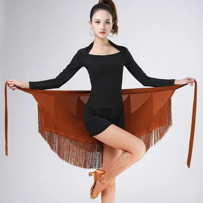 Halloween 2025 Costumes Kpop Outfit Women 1926 Female Rumba Cha Samba Cowboy Bullfight Asymmetric Skirt Nylon Jazz Jazz Music