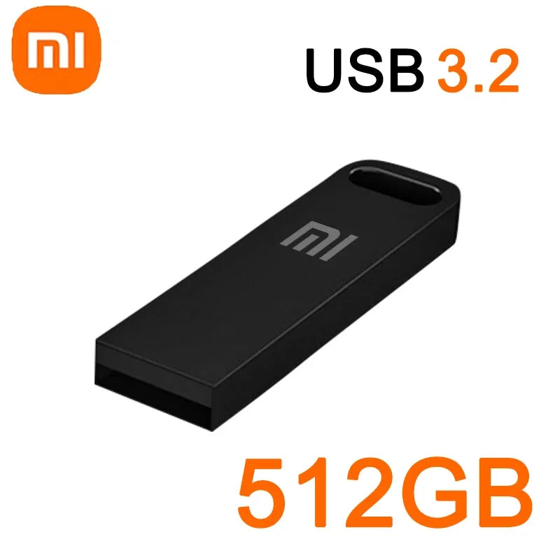 Xiaomi 2TB USB 3.2 Flash Drive High Speed Metal U Disk TypeC Memory Stick Waterproof Storage PC Phone Data Transfer Portable New