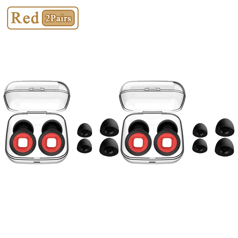 1-16Pairs Sleep Soundproof Earplugs Motorcycle Noise Reduction Earplugs Anti-noise Mute Earplugs Motorcycle Equipment