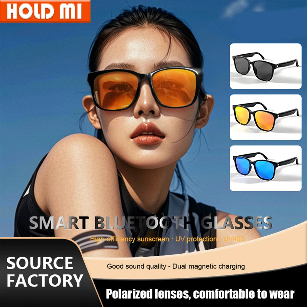 Smart Glasses Anti-blue Light Make Receive Calls Music Calling Noise Reduction UV400 Protection BT TWS Glasses Men Women Gift